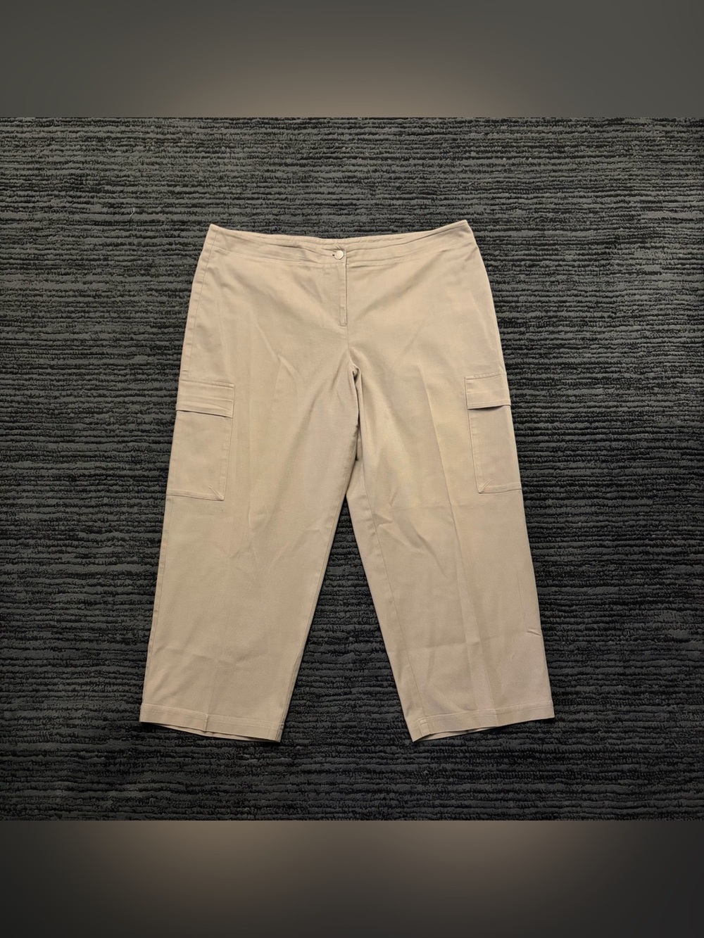 Eileen Fisher cropped cargo trouser pants